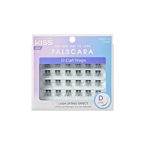Miniatura 12 de KISS FALSCARA - Pestañas postizas WISPS, paquete múltiple, bambi, bricolaje, naturales, ultra glamorosas, invisibles, reutilizables 3x, construibles
