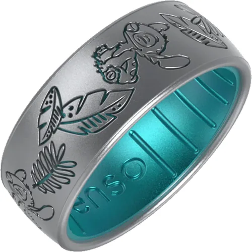 Miniatura 18 de Enso Rings Colección de anillos de silicona Lilo & Stitch de Disney, diseño cómodo y flexible