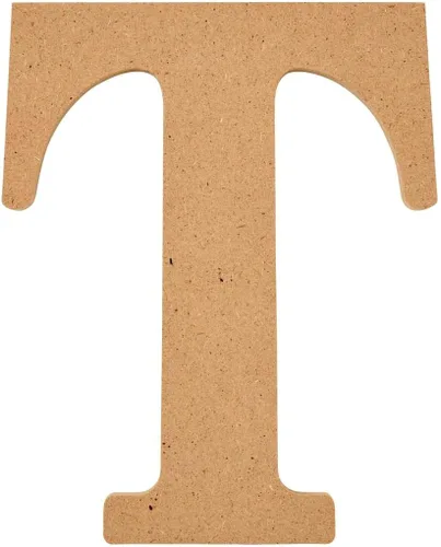 Miniatura 26 de Plaid Letra de madera sin terminar, superficie de madera de 5" perfecta para proyectos de bricolaje, artes y manualidades, 63572