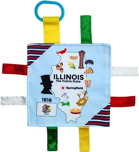 Miniatura 37 de Baby Jack & Co - Cochecito de juguete para bebés de 8 x 8 pulgadas, juguete para bebés, juguetes arrugados para desarrollar cinco sentidos, aprende