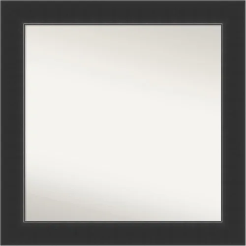 Miniatura 109 de Amanti Art Espejo personalizado, espejo de baño negro Astor, espejo de pared o espejo de tocador de baño sobre el fregadero (25 x 25 pulgadas)