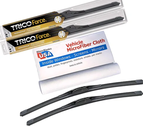 Miniatura 10 de Limpiaparabrisas Performance Beam compatibles con Hyundai Stellar 1985 (juego de 2) limpiaparabrisas