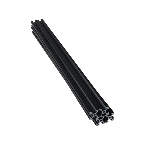 Miniatura 5 de Extrusión de perfil de aluminio 2040 39.370 in 2 piezas ranura en V negro estándar europeo anodizado perfil de aluminio CNC 4 juegos de conectores