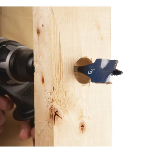 Miniatura 4 de BOSCH DSB5012 Juego surtido de 12 piezas de brocas de pala Daredevil, vástago hexagonal de 1/4 de pulgada, ideal para aplicaciones de perforación
