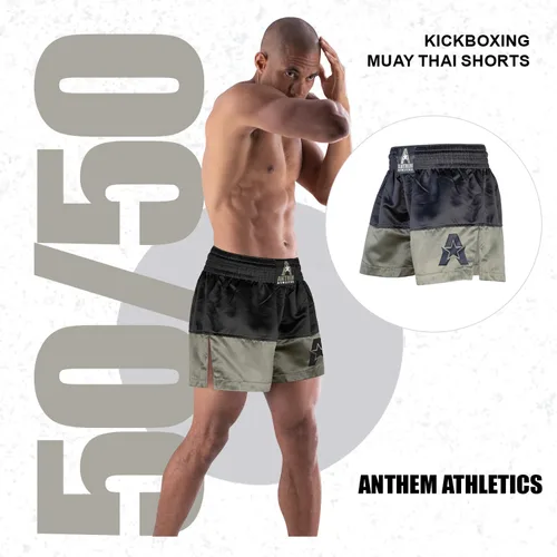 Miniatura 57 de Anthem Athletics Pantalones cortos de Muay Thai para hombre, pantalones cortos de Muay Thai para mujer - Kickboxing Short Boxing Trunks 5050 Classic