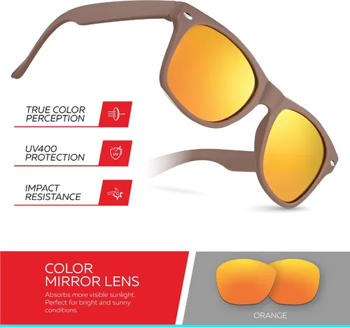 Miniatura 143 de Retro Rewind Lentes de sol para niños y niñas de 3 a 12 años, inastillables, UV400, lentes de sol para niños pequeños