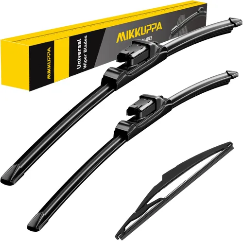Miniatura 54 de MIKKUPPA Juego de 3 limpiaparabrisas de 22+21+12 pulgadas - Reemplazo para Dodge Durango 2011-2023, Jeep Grand Cherokee 2011-2013 - Limpiaparabrisas