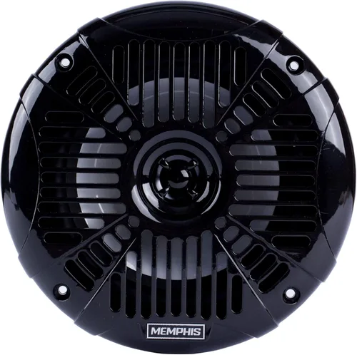 Miniatura 7 de Memphis MXA602SLB MXA OEM Fit 6.5" altavoces coaxiales de grado marino, negro con LED azul - par