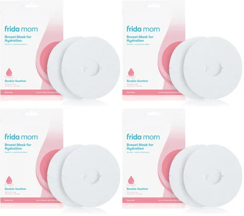 Miniatura 7 de Frida Mamá Mascarilla para hidratación, hecha con aloe vera, miel, aceite de árbol de té + pepino para nutrir + aliviar las tetas - 2 máscaras