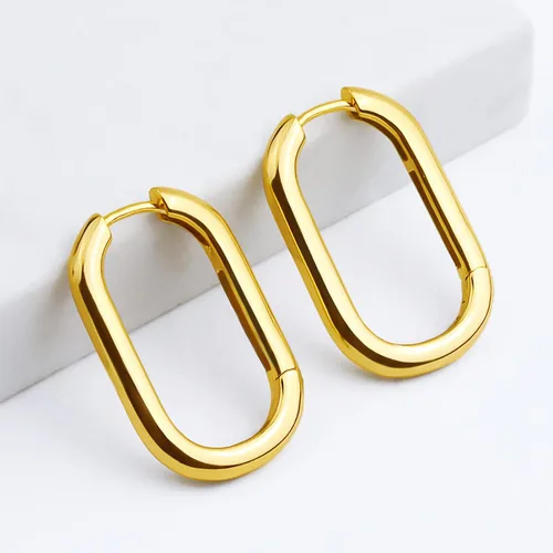Miniatura 2 de THOKUNA 18K Gold Plated 925 Sterling Silver Huggie Hoop Earrings for Women