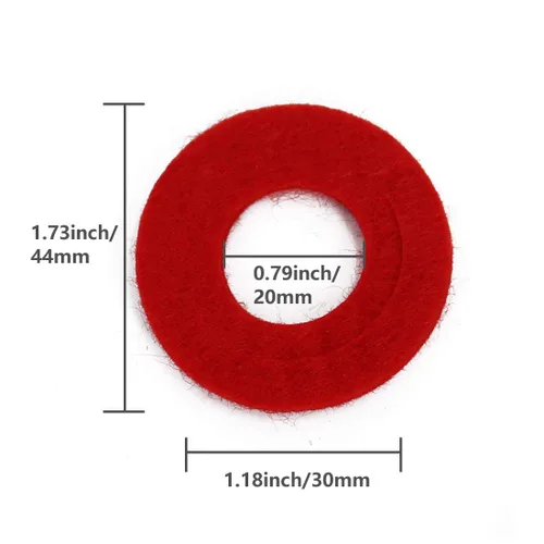 Miniatura 4 de Terminal de batería Arandelas anticorrosión Fibra 8 piezas Protector de terminal de batería (4 rojas y 4 verdes)