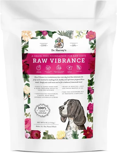Miniatura 9 de Dr. Harvey's Raw Vibrance Sin Granos Base Deshidratada para Dieta de Comida Cruda para Perros (Tamaño de Prueba 5.5 Oz)