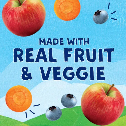 Miniatura 5 de Stonyfield Farm, bolsa de yogur arándano, manzana, zanahoria orgánica, 3.5 onzas