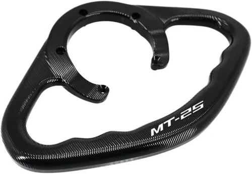 Miniatura 9 de F - Manijas CNC para pasajeros, para motocicleta, para Yamaha MT-07, MT-03, MT-09, MT-25, MT, 03, 07, 09, 25, MT09, MT03 Y (color negro MT-03)