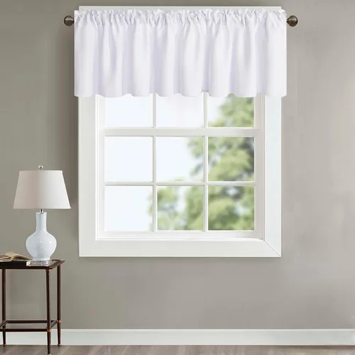 Miniatura 36 de Cortinas de cocina negras Ladity - 2 paneles de cortinas cortas opacas, 36 pulgadas, privacidad, niveles de café, cortinas de granja para ventana