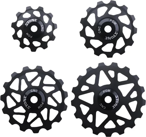 Miniatura 8 de DJC Rodamiento de piedra Polea Rueda Guía de engranajes Rodillo 11t 13t 15t 17t MTB Road Bike Desviador trasero para Shimano para Sram Polea