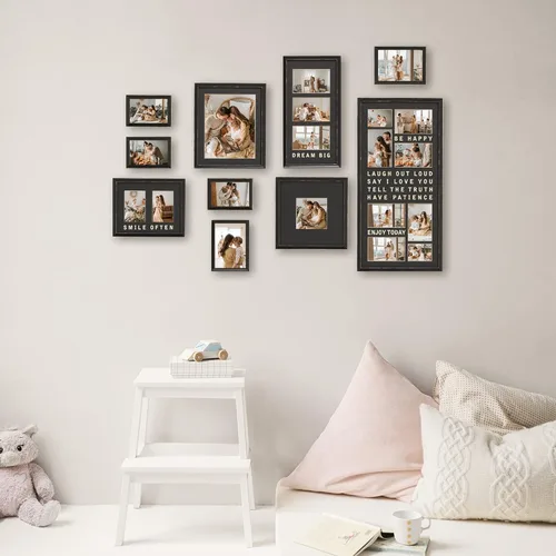 Miniatura 4 de HELLO LAURA - Marco de Fotos Collage Grande para Colgar en la Pared Marcos de Fotos Elegante Collage de Árbol Regalos para Familia y Amigos 4x6