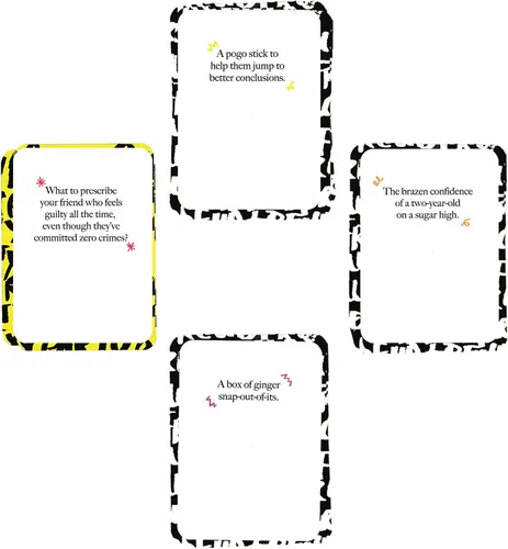 Miniatura 5 de Juego de cartas de terapia de grupo cómico para adolescentes y adultos - Apto para grupos grandes (3-16 jugadores) - A partir de 14 años