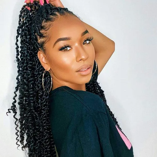 Beyond Beauty Spring Twist - Trenzas de ganchillo Spring Twist de 12 pulgadas con colores degradados, trenzas de ganchillo Bomb Twist, extensiones