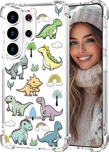 Miniatura 114 de Hungo Funda compatible con Samsung Galaxy S23 con diseño floral y bonito diseño transparente, femenino para mujeres y niñas, con hermoso clavel
