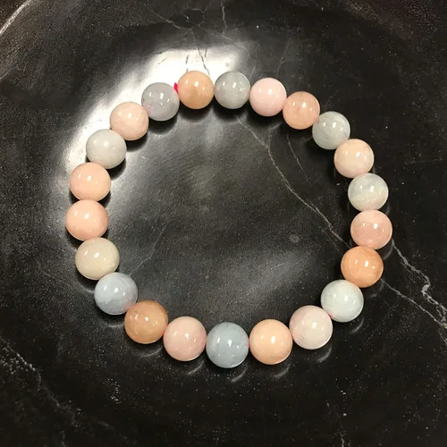 Miniatura 171 de Gem Avenue Handmade Round Bead Stretch Bracelet Unisex Natural Stone Beaded Jewelry for Men & Women, Elastic Wristband for Daily Wear