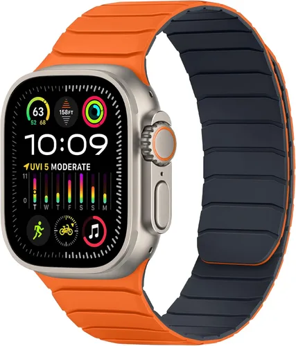 Miniatura 10 de Tasikar Bandas Magnéticas Compatibles con Apple Watch 42mm (Serie 11/Serie 10) 41mm 40mm 38mm, Correa de Reemplazo de Silicona Suave para iWatch SE