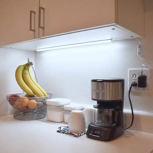 Miniatura 7 de TrueColor - Barra de luz LED alimentada por USB con cubierta esmerilada para debajo del gabinete, debajo del monitor, retroiluminación de TV, fácil