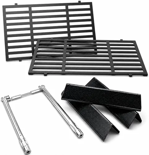 Miniatura 18 de Piezas de parrilla de acero inoxidable 7637 para Weber Spirit E210, rejillas de cocción de 17.5 pulgadas para Weber Spirit E210, E220, S210, S220