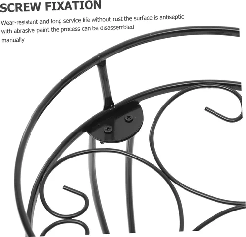 Miniatura 8 de Soporte de hierro resistente para plantas, elegante soporte para macetas para decoración de oficina en casa