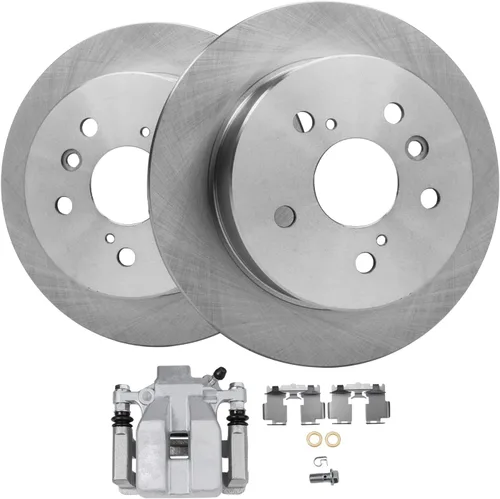 Miniatura 51 de Detroit Axle - Kit de freno delantero para Volkswagen Golf Jetta City Beetle Rotores de freno de disco de repuesto pastillas de freno de cerámica