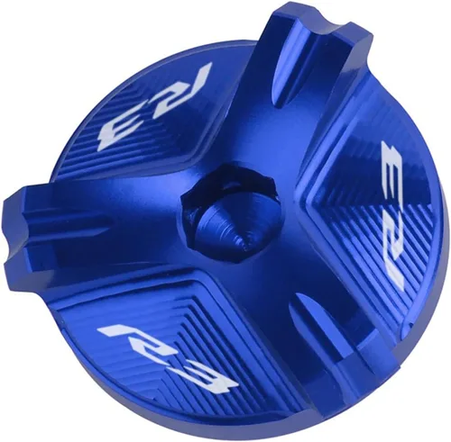 Miniatura 19 de Tapa de tapón de llenado de aceite de motor CNC para motocicleta, compatible con Yamaha YZF R1 R3 R6 YZFR1 1998-2020 YZFR3 2015-2021 YZFR6 YZFR6S R1