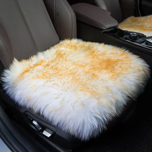 Miniatura 11 de Calor Invernal: Funda Universal de Asiento de Piel de Oveja - Lana Natural, para Autos, Camiones, SUV y Furgonetas - Acompañante de Conducción