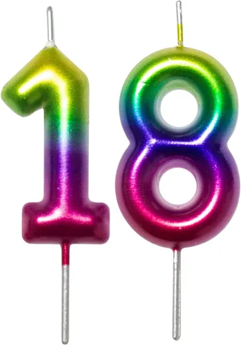 Miniatura 66 de DERVENTA Vela con números de 2.36 pulgadas, decoración perfecta para cumpleaños, brunch, postre, pastel, 1 pieza (número 0 rosa)