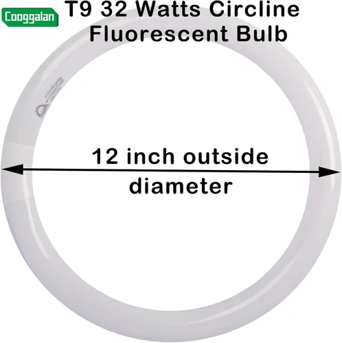 Miniatura 2 de FC12T9/DX - Bombilla circular T9 de 32 W, 12 pulgadas, luz diurna, bombillas circulares fluorescentes redondas FC12 T9 de 32 vatios para cocina