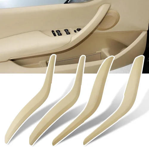 Miniatura 7 de Jaronx Para BMW X1 Reemplazo de la cubierta de la manija de puerta, lado izquierdo+lado derecho interior puerta interior agarradera cubierta Beige