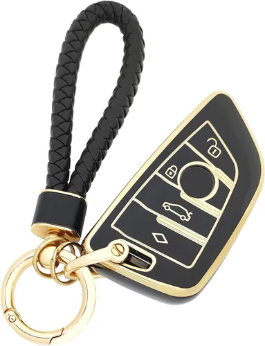 Miniatura 34 de Funda para Llavero de Coche Llavero Funda de Llave de TPU Suave Carcasa de Protección Portallaves Accesorios