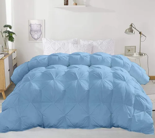 Miniatura 26 de Juego de ropa de cama plisada de 3 piezas de 100% algodón (edredón + 2 fundas de almohada), tamaño individual