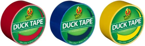 Miniatura 14 de Duck Paquete de 6 cintas adhesivas de color arcoíris brillante, rosa neón, naranja neón, amarillo, verde neón, azul y morado, 105 yardas en total