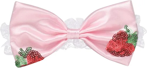 Miniatura 6 de IDOPIP Baby Girls Sequin Strawberry Cherry Tutu Dress Summer Backless Lace Princess Birthday Party Dress with Headband Outfit