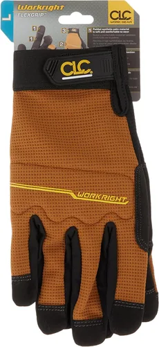 Miniatura 4 de Custom Leathercraft CLC 124L FLUZ FLEX TRABAJE GUANTES DE TRABAJO, RESERVANTE RESERVANTE, DESEGURACIÓN ANTIGUCIDAD, DURANTE, ESTÁNDA, EXCELENTE AÑO