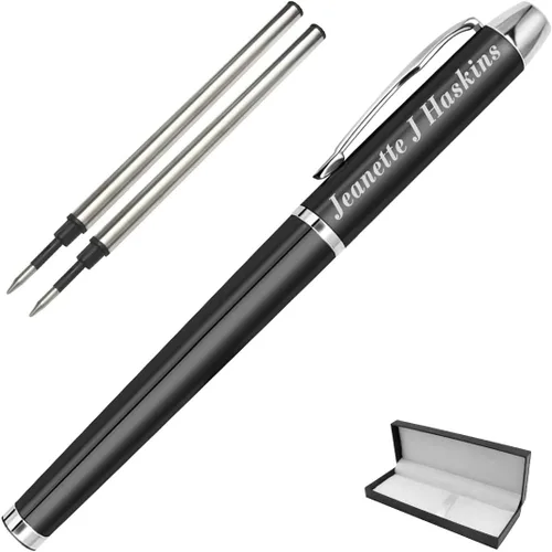 Bolígrafos personalizados, bolígrafo y estuche grabados personalizados, regalos personalizados para padre, jefe, oficina, cumpleaños y graduación
