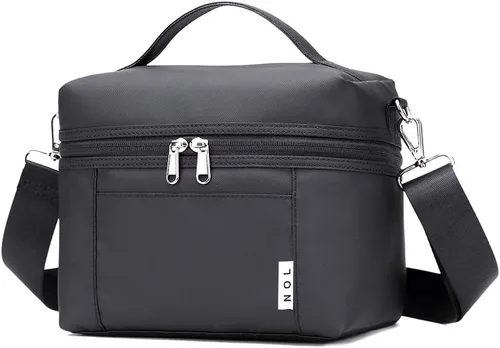 Miniatura 26 de NOL Natural Organic Lifestyle - Loncheras aisladas para mujer, bolsa enfriadora, ligera, de nailon, impermeable, para el trabajo
