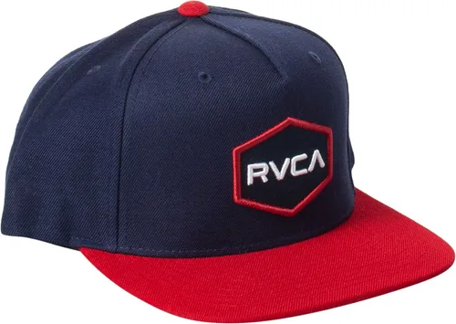 Miniatura 3 de RVCA Sombrero de ala recta ajustable Snapback para hombre