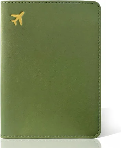 Soporte para pasaporte para artículos esenciales de viaje, funda de pasaporte con bloqueo RFID para accesorios de viaje, cartera de viaje para