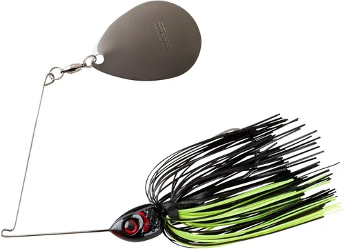 Miniatura 4 de Booyah Señuelo de pesca Moontalker Spinner-Bait Bass Negro/Rojo
