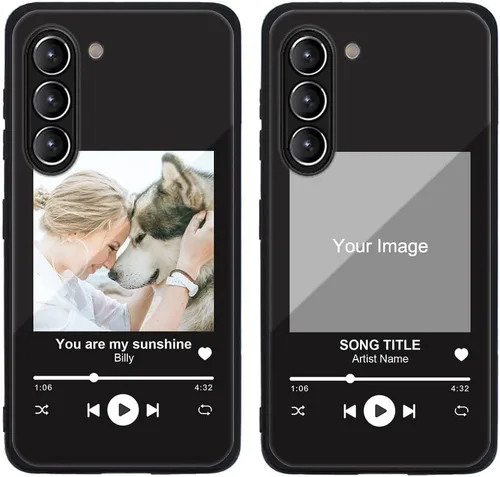 Miniatura 63 de Funda de teléfono personalizada para Samsung Galaxy S22+ / S22 Plus 5G, funda de TPU suave de vidrio templado antiarañazos personalizada con foto