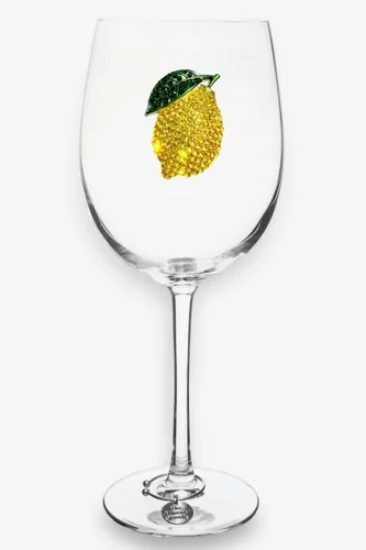Miniatura 5 de THE QUEENS' JEWELS Copa de vino con tallo con joyas de piña, 21 onzas, regalo único para mujeres, cumpleaños, lindo, divertido, sin pintar