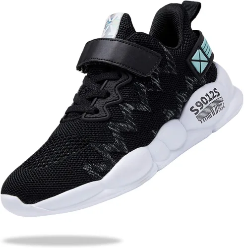 Santiro Kids Tennis Shoes for Boys Sneakers Breathable Lightweight Girls Running Shoes