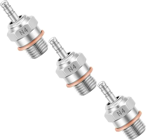 Miniatura 12 de 2 piezas 70117H Hot Engine Glow Plugs No.3 N3 N4#3 #4 Spark Nitro Engine Parts Reemplazan OS para Traxxas Losi HPI Redcat HSP Himoto RC Car Truck
