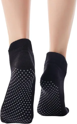 Miniatura 2 de UTTPLL Calcetines antideslizantes para mujeres y hombres, calcetines de yoga atléticos acolchados para pilates, calcetines de hospital con agarres